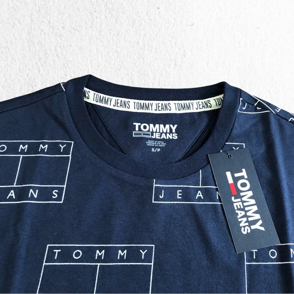 Tommy Jeans Hilfiger 78J3644 411 Tee T shirt NWT - Picture 8 of 11
